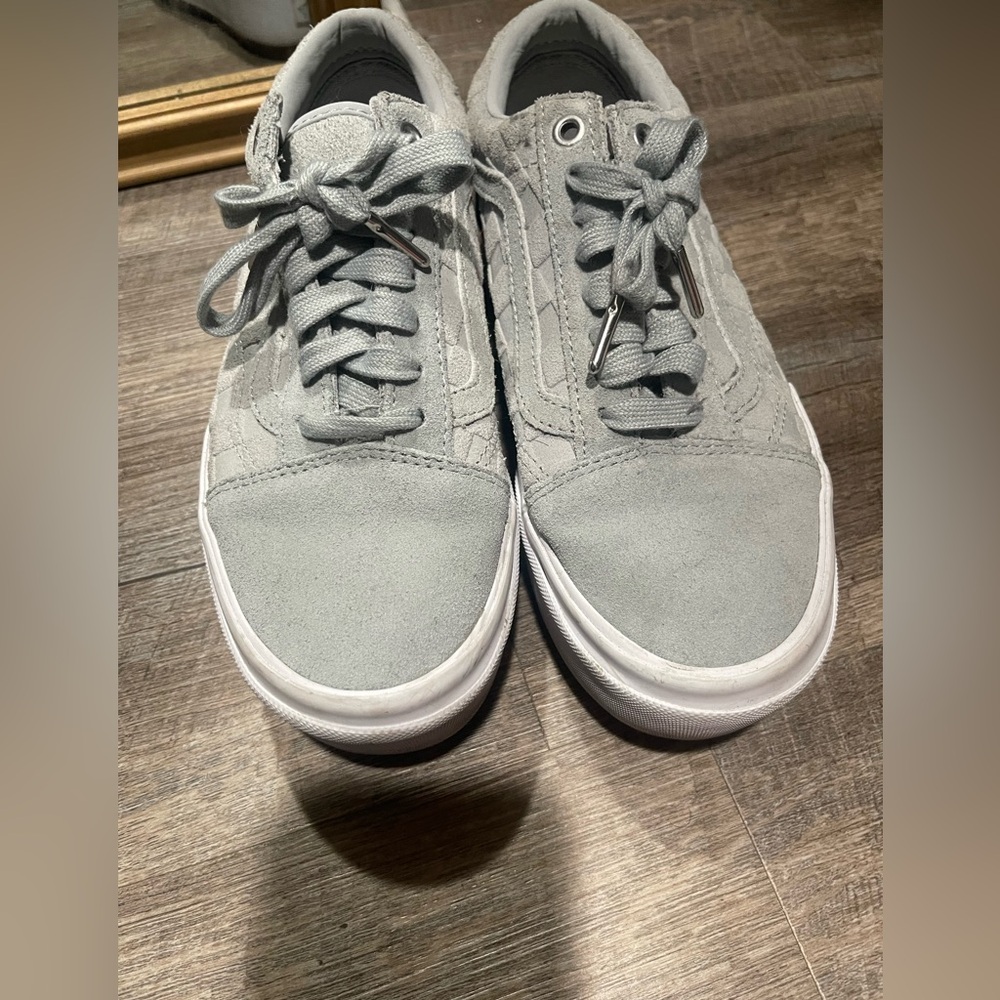 Gray Platform Vans - image 3